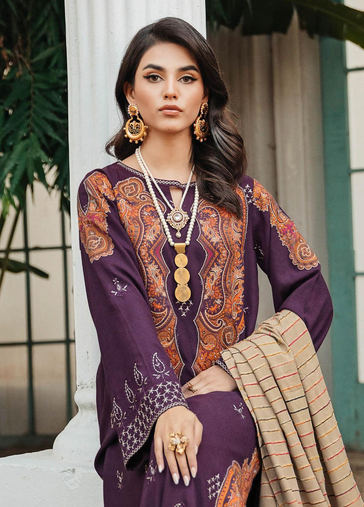 Masakali By Charizma Embroidered Leather Peach Suits Unstitched 3 Piece CRZ23MK MSK3-03 - Winter Collection