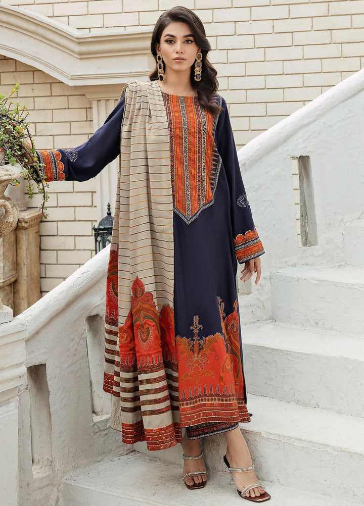 Masakali By Charizma Embroidered Leather Peach Suits Unstitched 3 Piece CRZ23MK MSK3-04 - Winter Collection