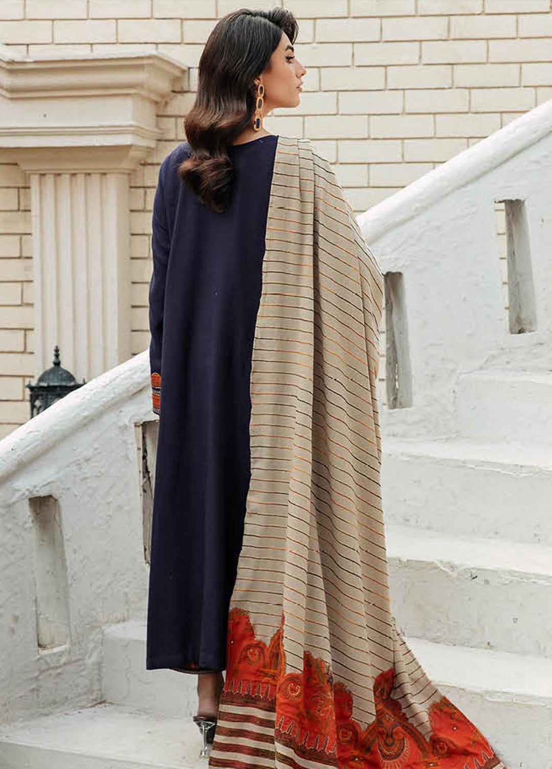 Masakali By Charizma Embroidered Leather Peach Suits Unstitched 3 Piece CRZ23MK MSK3-04 - Winter Collection