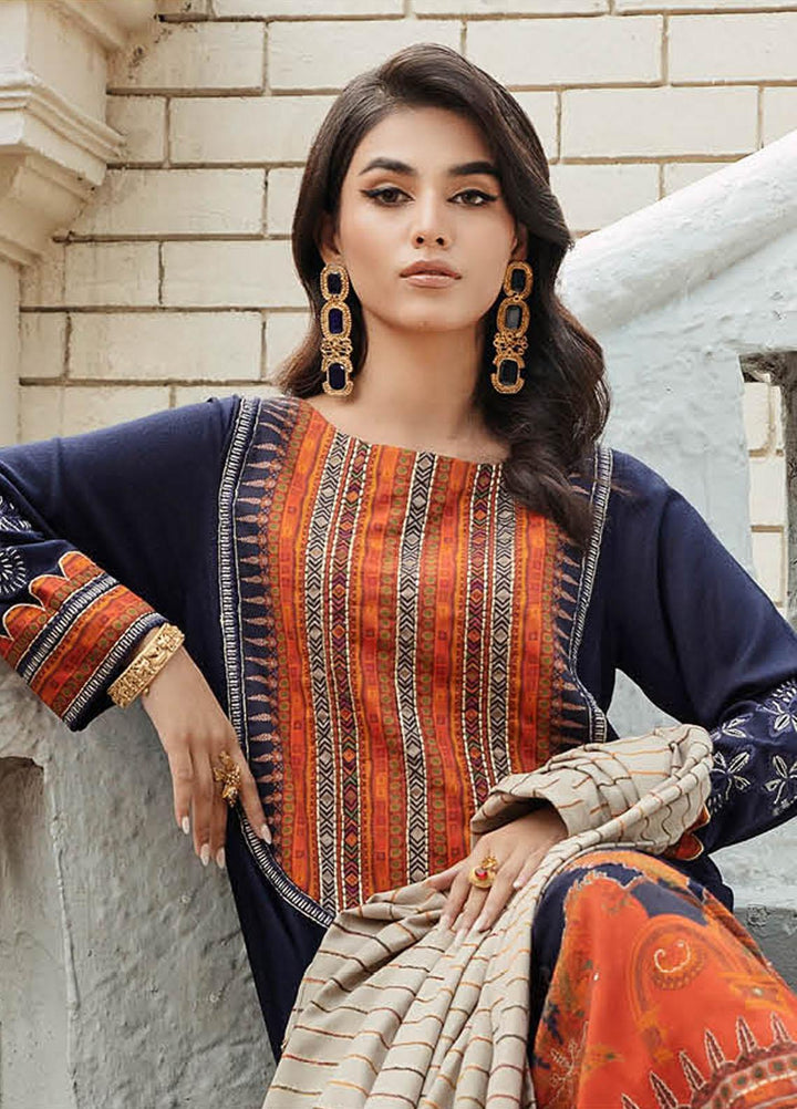 Masakali By Charizma Embroidered Leather Peach Suits Unstitched 3 Piece CRZ23MK MSK3-04 - Winter Collection
