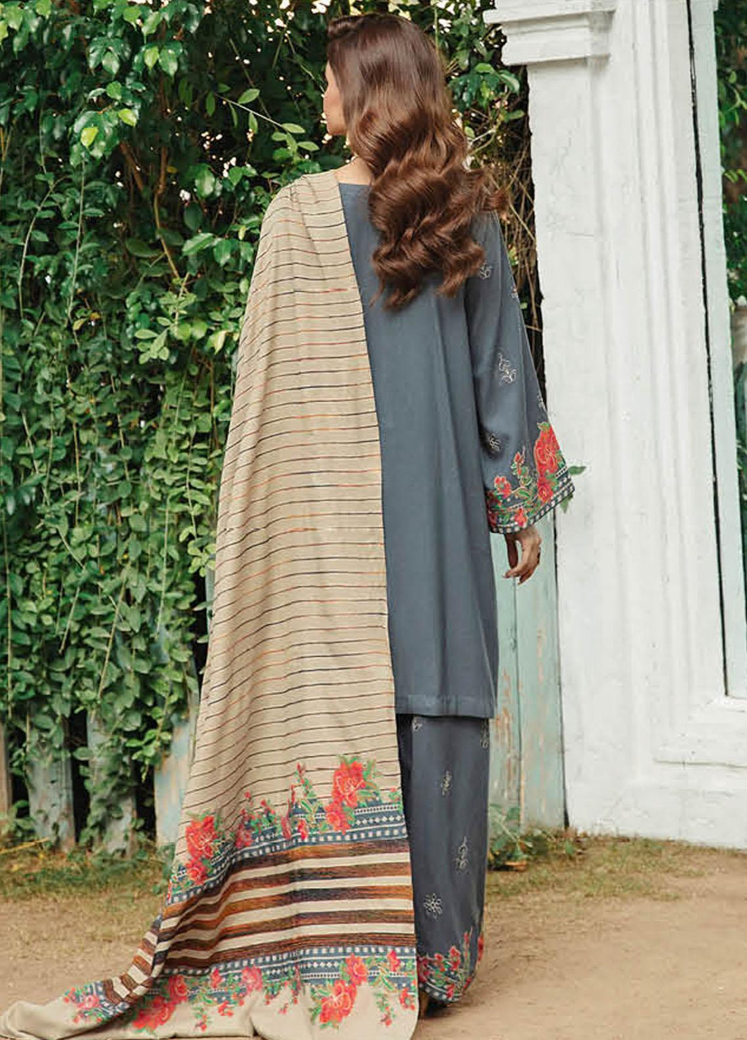 Masakali By Charizma Embroidered Leather Peach Suits Unstitched 3 Piece CRZ23MK MSK3-06 - Winter Collection