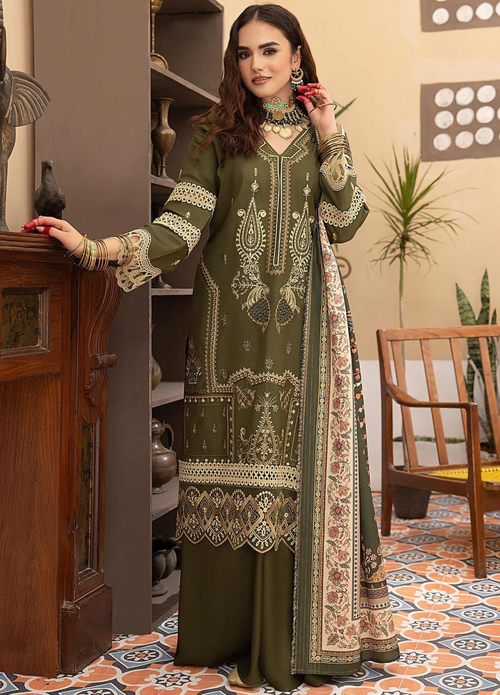 Masakali By Mahnur Embroidered Crepe Suits Unstitched 3 Piece MN23MSK D-02 A - Winter Collection
