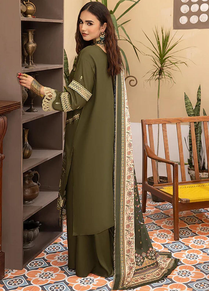 Masakali By Mahnur Embroidered Crepe Suits Unstitched 3 Piece MN23MSK D-02 A - Winter Collection