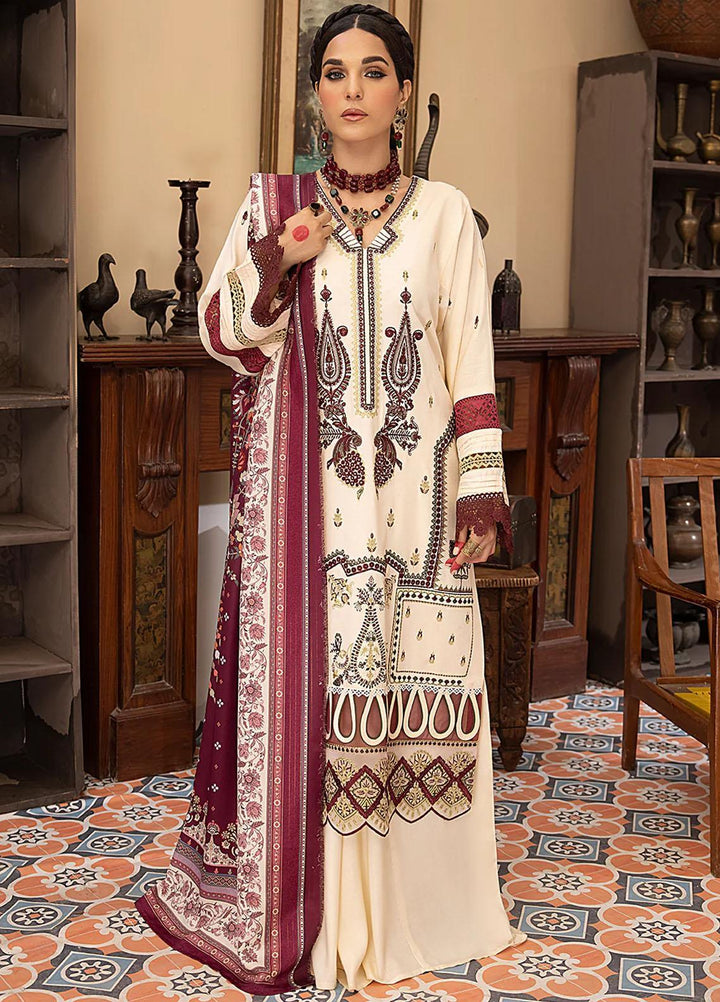 Masakali By Mahnur Embroidered Crepe Suits Unstitched 3 Piece MN23MSK D-02 B - Winter Collection