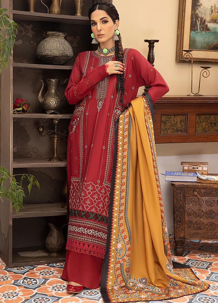 Masakali By Mahnur Embroidered Crepe Suits Unstitched 3 Piece MN23MSK D-04 B - Winter Collection