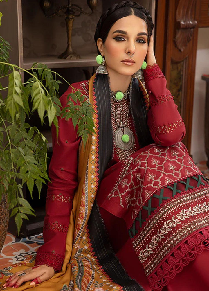 Masakali By Mahnur Embroidered Crepe Suits Unstitched 3 Piece MN23MSK D-04 B - Winter Collection