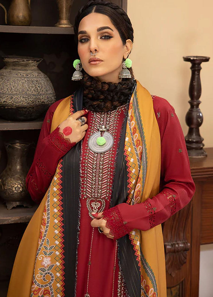 Masakali By Mahnur Embroidered Crepe Suits Unstitched 3 Piece MN23MSK D-04 B - Winter Collection