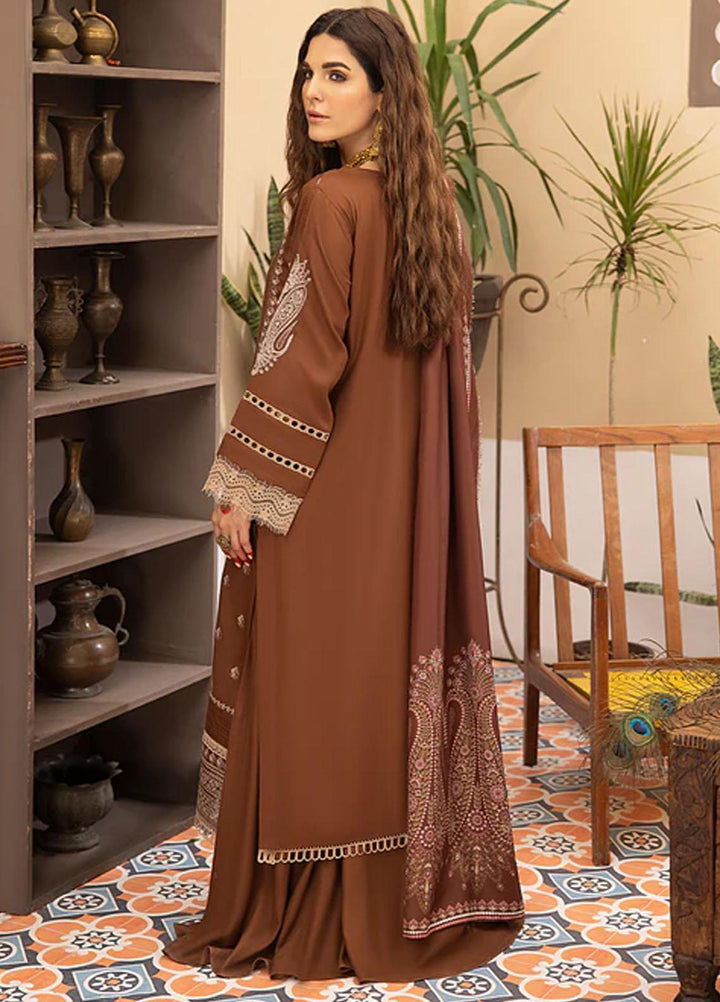Masakali By Mahnur Embroidered Crepe Suits Unstitched 3 Piece MN23MSK D-05 A - Winter Collection