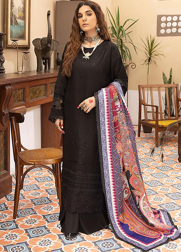 Masakali By Mahnur Embroidered Crepe Suits Unstitched 3 Piece MN23MSK D-06 A - Winter Collection