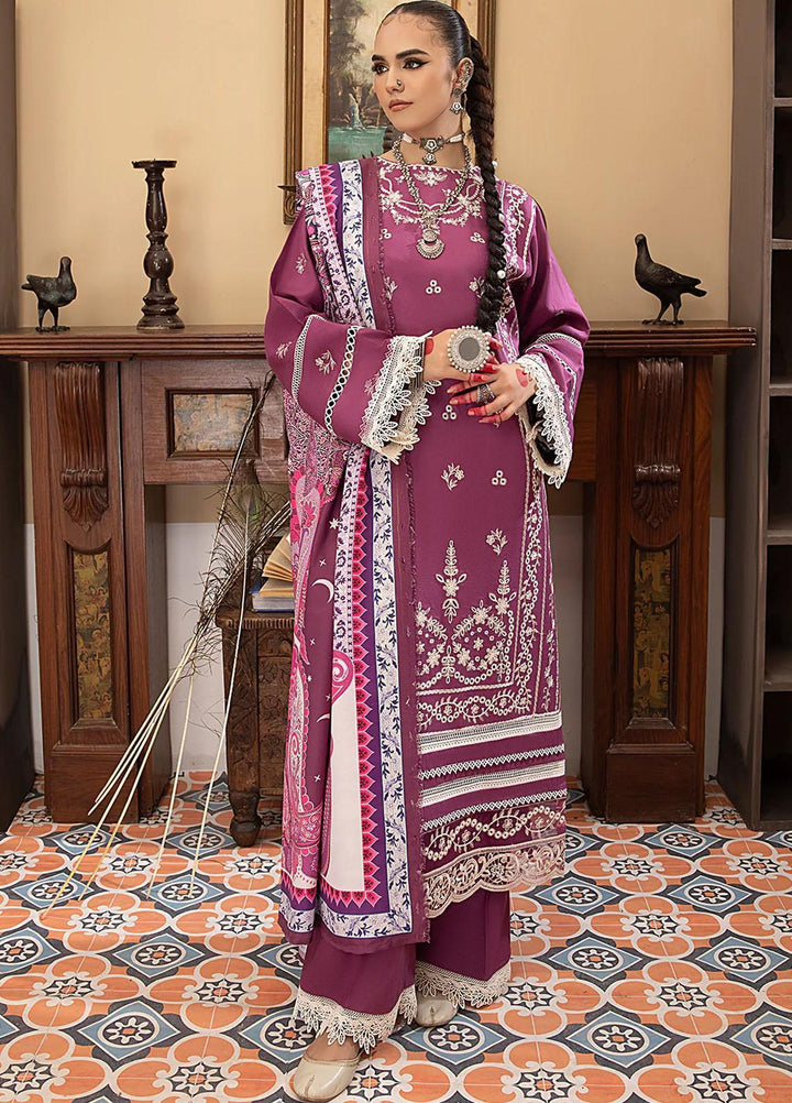 Masakali By Mahnur Embroidered Crepe Suits Unstitched 3 Piece MN23MSK D-06 B - Winter Collection