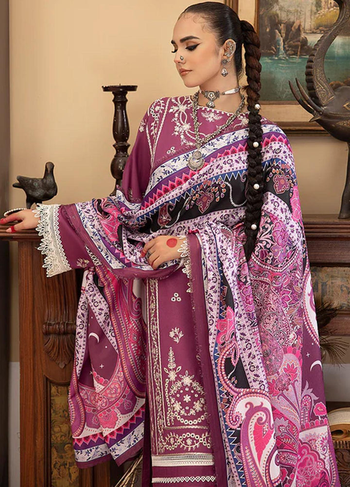 Masakali By Mahnur Embroidered Crepe Suits Unstitched 3 Piece MN23MSK D-06 B - Winter Collection