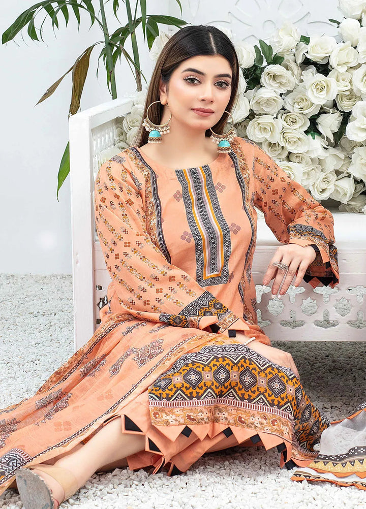 Mashaal By Feroza Printed Lawn Suits Unstitched 3 Piece FZ24M D-01 - Summer Collection