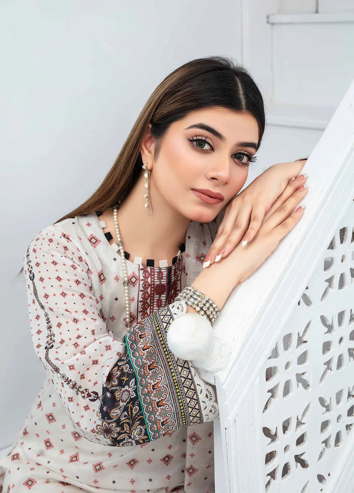 Mashaal By Feroza Printed Lawn Suits Unstitched 3 Piece FZ24M D-02 - Summer Collection