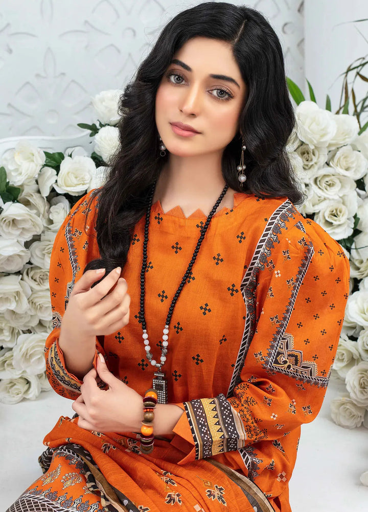 Mashaal By Feroza Printed Lawn Suits Unstitched 3 Piece FZ24M D-04 - Summer Collection