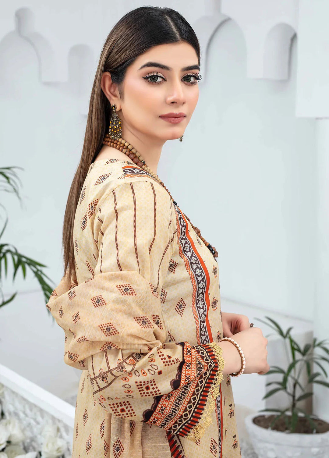 Mashaal By Feroza Printed Lawn Suits Unstitched 3 Piece FZ24M D-06 - Summer Collection