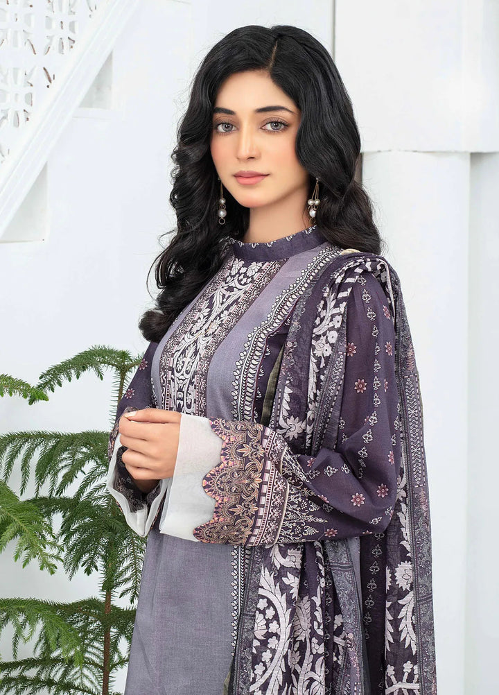 Mashaal By Feroza Printed Lawn Suits Unstitched 3 Piece FZ24M D-09 - Summer Collection