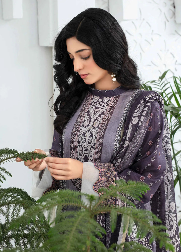 Mashaal By Feroza Printed Lawn Suits Unstitched 3 Piece FZ24M D-09 - Summer Collection