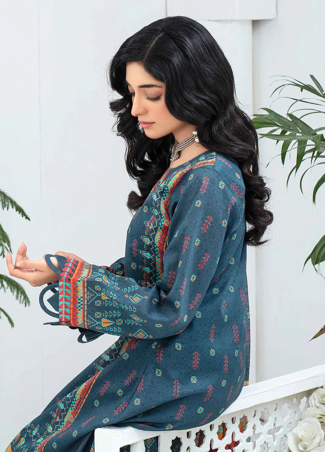 Mashaal By Feroza Printed Lawn Suits Unstitched 3 Piece FZ24M D-11 - Summer Collection