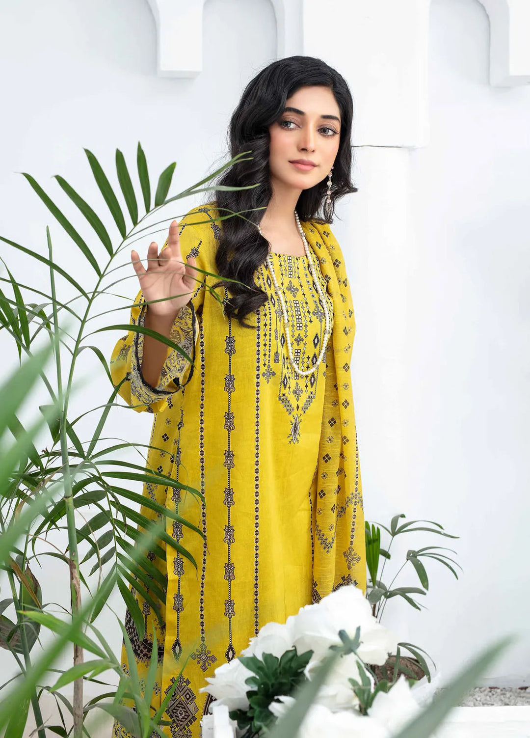 Mashaal By Feroza Printed Lawn Suits Unstitched 3 Piece FZ24M D-12 - Summer Collection