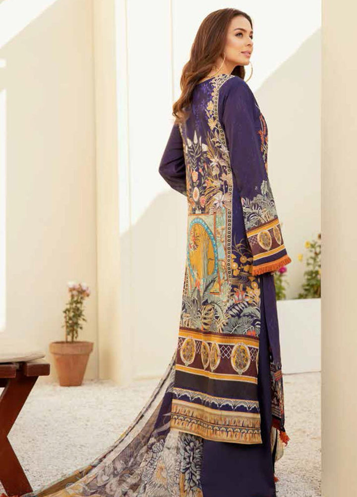 Mashaal by Ramsha Embroidered Lawn Suits Unstitched 3 Piece RSH22-ML3 L-301 - Luxury Collection