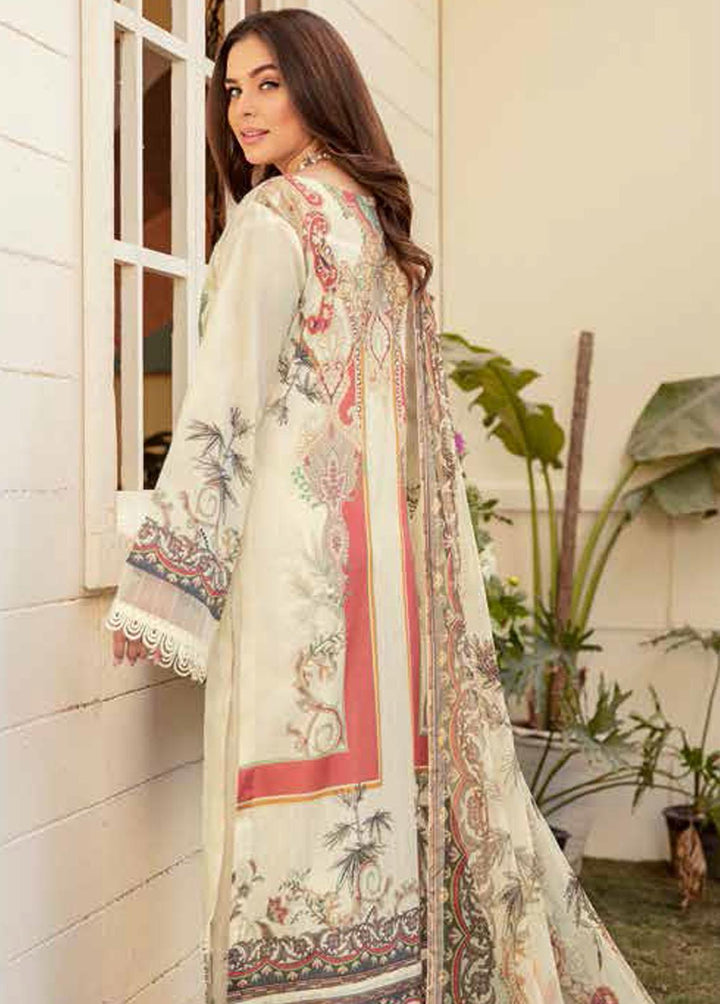 Mashaal by Ramsha Embroidered Lawn Suits Unstitched 3 Piece RSH22-ML3 L-306 - Luxury Collection