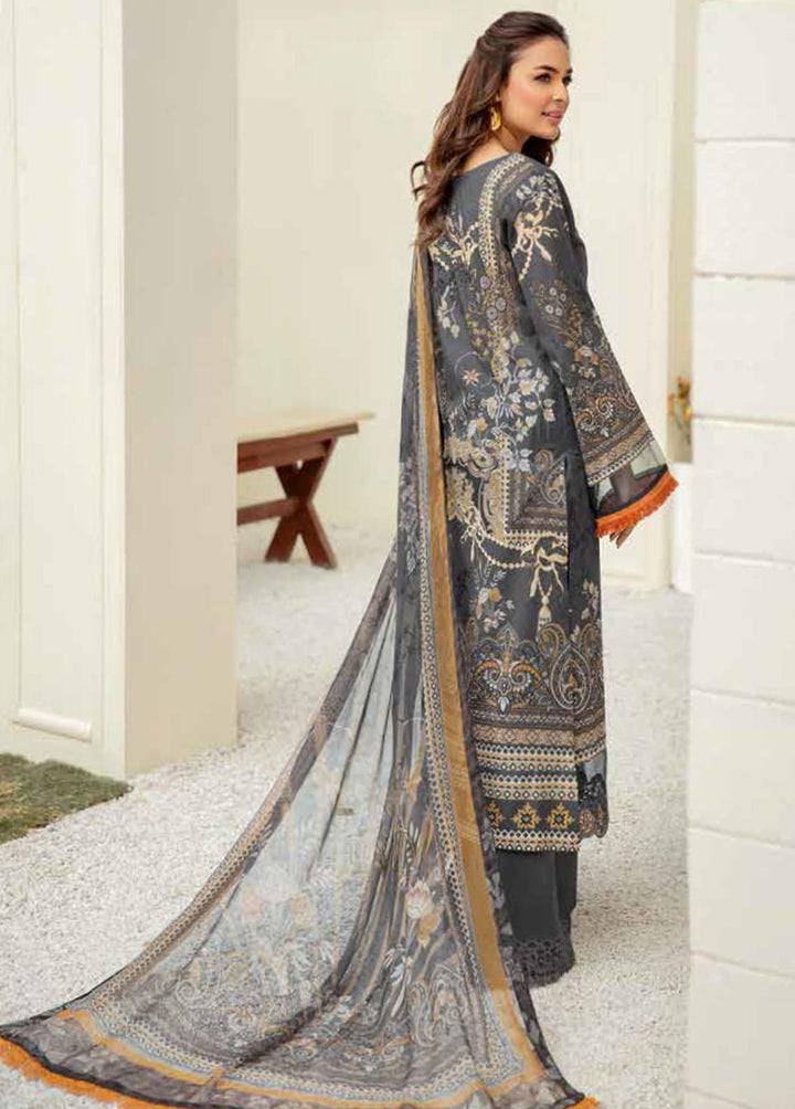 Mashaal by Ramsha Embroidered Lawn Suits Unstitched 3 Piece RSH22-ML3 L-308 - Luxury Collection