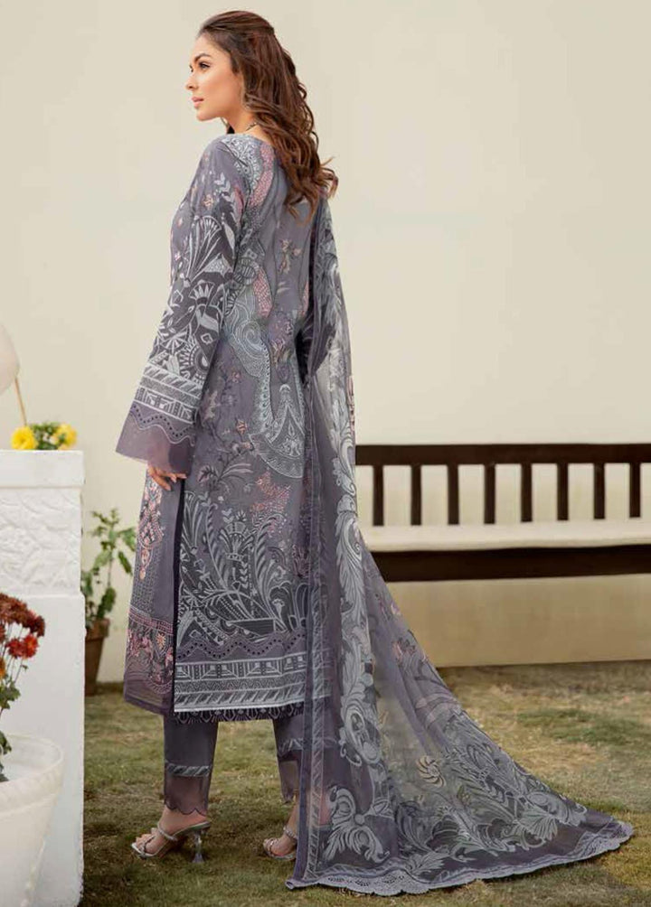 Mashaal by Ramsha Embroidered Lawn Suits Unstitched 3 Piece RSH22-ML3 L-310 - Luxury Collection