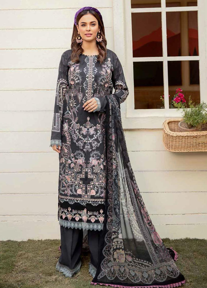 Mashaal by Ramsha Embroidered Lawn Suits Unstitched 3 Piece RSH22-ML3 L-312 - Luxury Collection