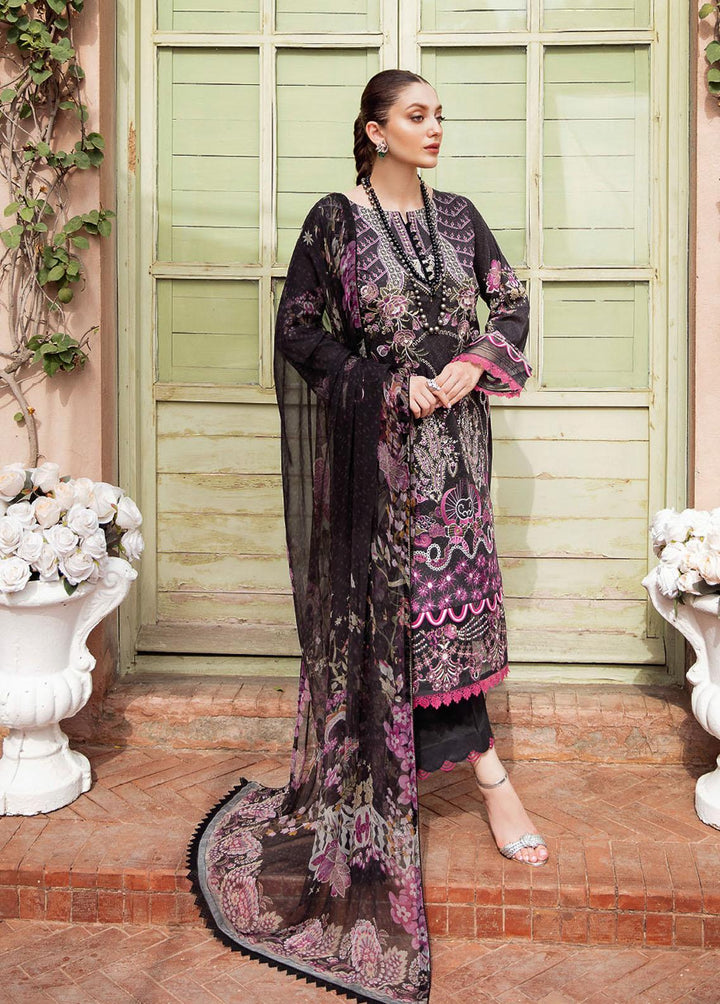 Mashaal by Ramsha Embroidered Lawn Suits Unstitched 3 Piece RSH22-ML5 L-503 - Luxury Collection