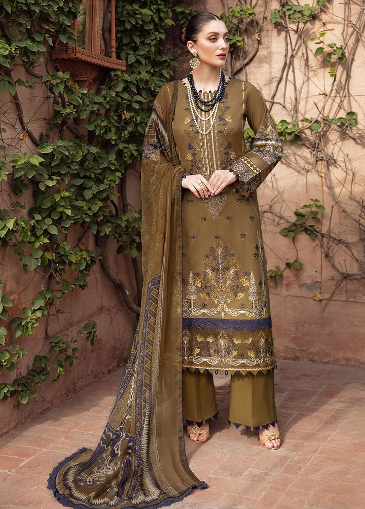Mashaal by Ramsha Embroidered Lawn Suits Unstitched 3 Piece RSH22-ML5 L-504 - Luxury Collection
