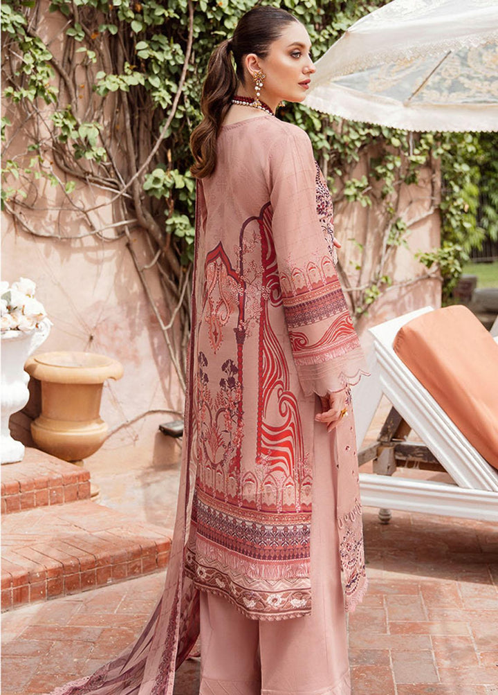 Mashaal by Ramsha Embroidered Lawn Suits Unstitched 3 Piece RSH22-ML5 L-506 - Luxury Collection