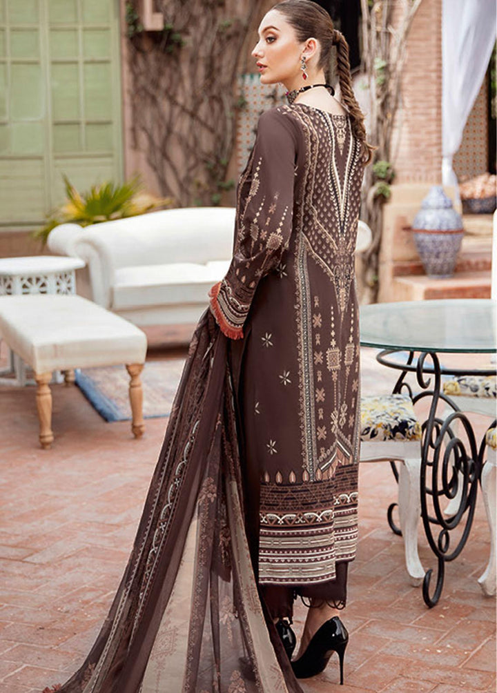 Mashaal by Ramsha Embroidered Lawn Suits Unstitched 3 Piece RSH22-ML5 L-509 - Luxury Collection