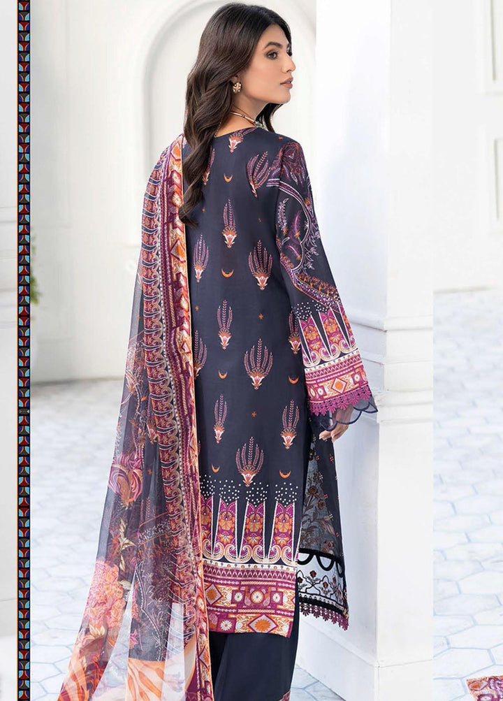 Mashaal by Ramsha Embroidered Lawn Suits Unstitched 3 Piece RSH23-ML6 L-601 - Luxury Collection
