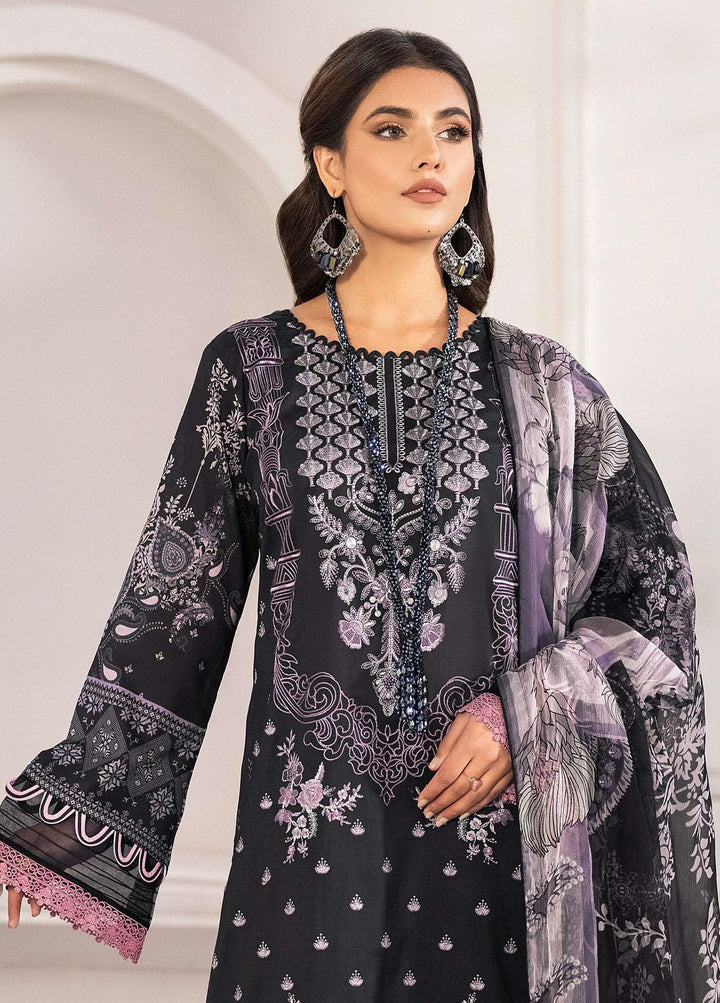 Mashaal by Ramsha Embroidered Lawn Suits Unstitched 3 Piece RSH23-ML6 L-605 - Luxury Collection