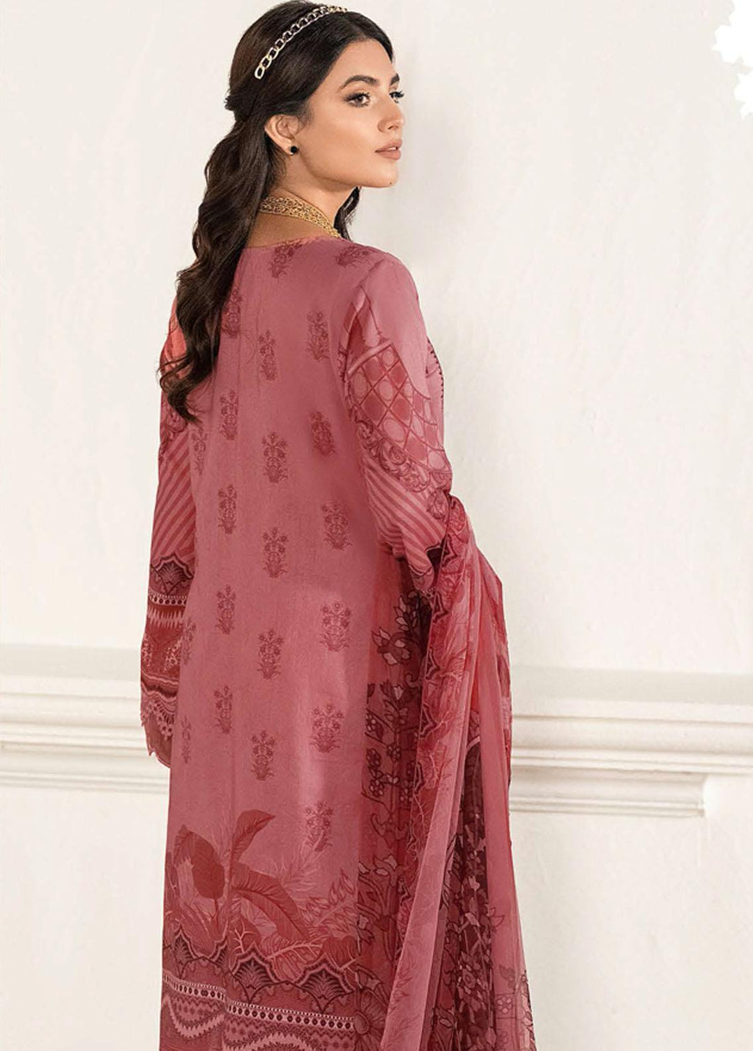 Mashaal by Ramsha Embroidered Lawn Suits Unstitched 3 Piece RSH23-ML6 L-607 - Luxury Collection