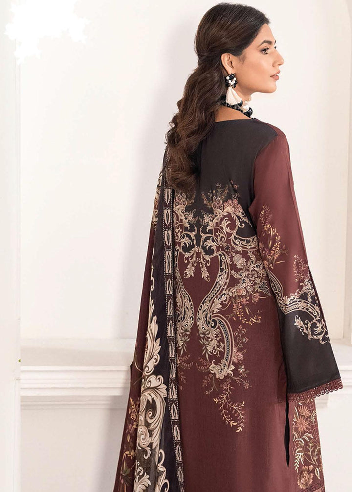 Mashaal by Ramsha Embroidered Lawn Suits Unstitched 3 Piece RSH23-ML6 L-611 - Luxury Collection