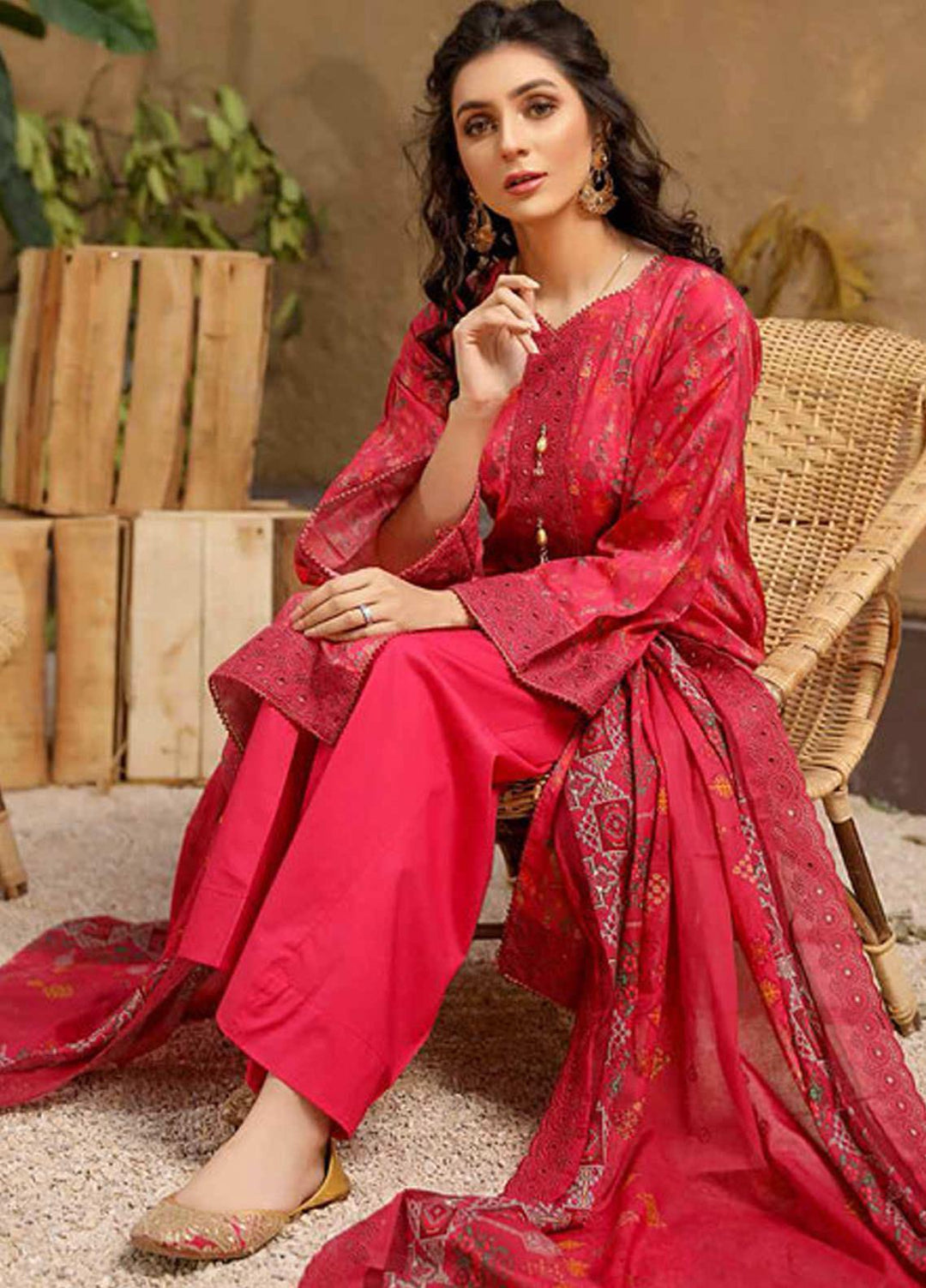 Mashal by Riaz Arts Embroidered Lawn Suits Unstitched 3 Piece RA21MH ML-01 - Summer Collection