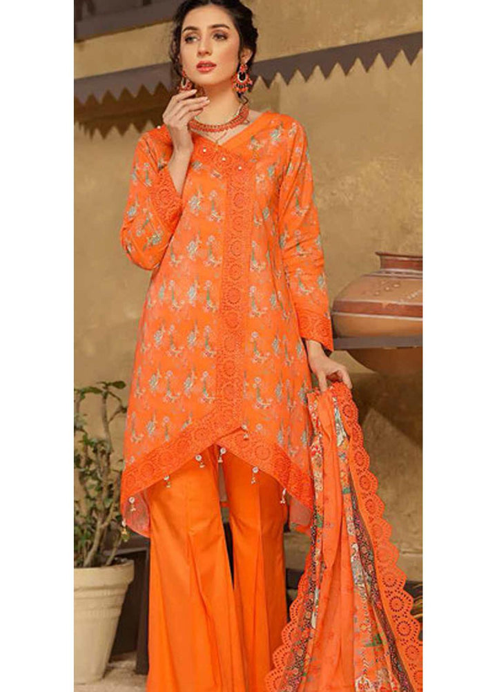 Mashal by Riaz Arts Embroidered Lawn Suits Unstitched 3 Piece RA21MH ML-05 - Summer Collection