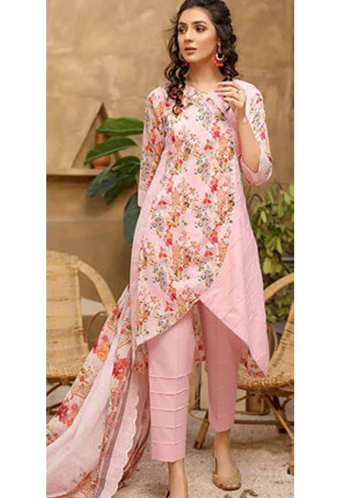 Mashal by Riaz Arts Embroidered Lawn Suits Unstitched 3 Piece RA21MH ML-06 - Summer Collection