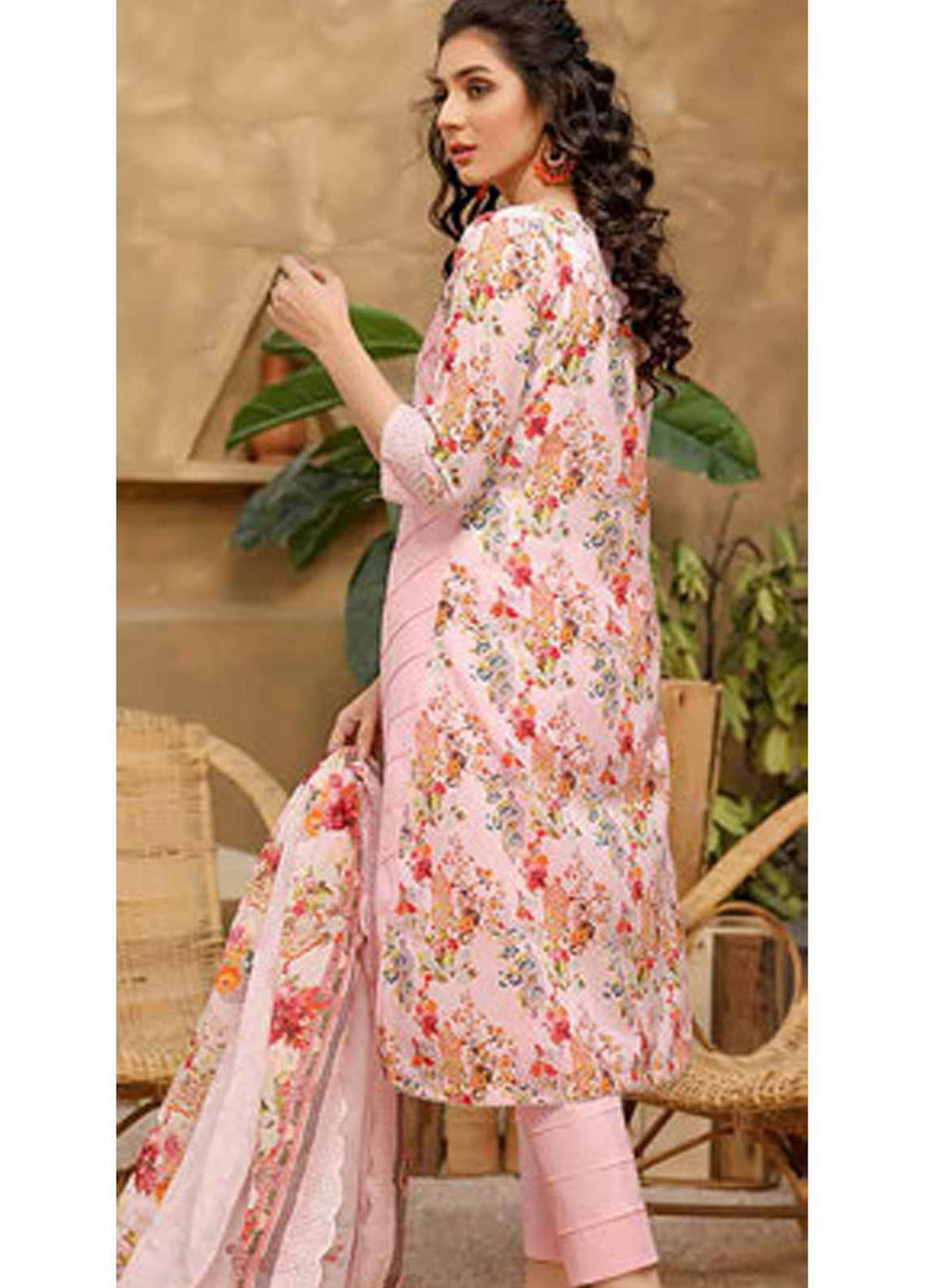 Mashal by Riaz Arts Embroidered Lawn Suits Unstitched 3 Piece RA21MH ML-06 - Summer Collection