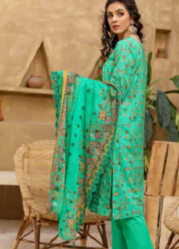 Mashal by Riaz Arts Embroidered Lawn Suits Unstitched 3 Piece RA21MH ML-07 - Summer Collection