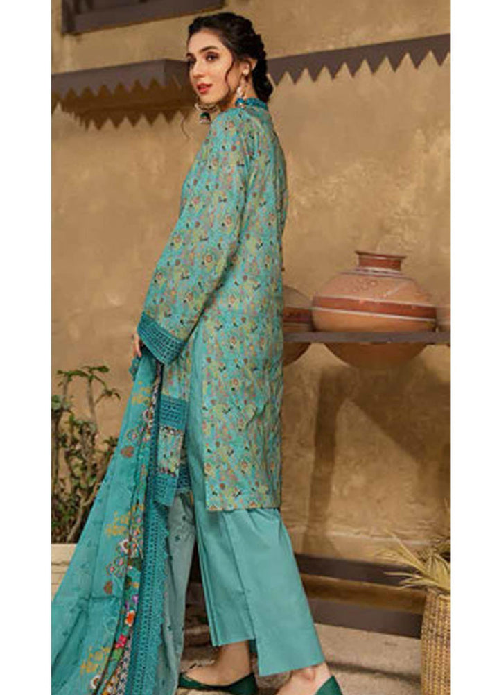Mashal by Riaz Arts Embroidered Lawn Suits Unstitched 3 Piece RA21MH ML-09 - Summer Collection