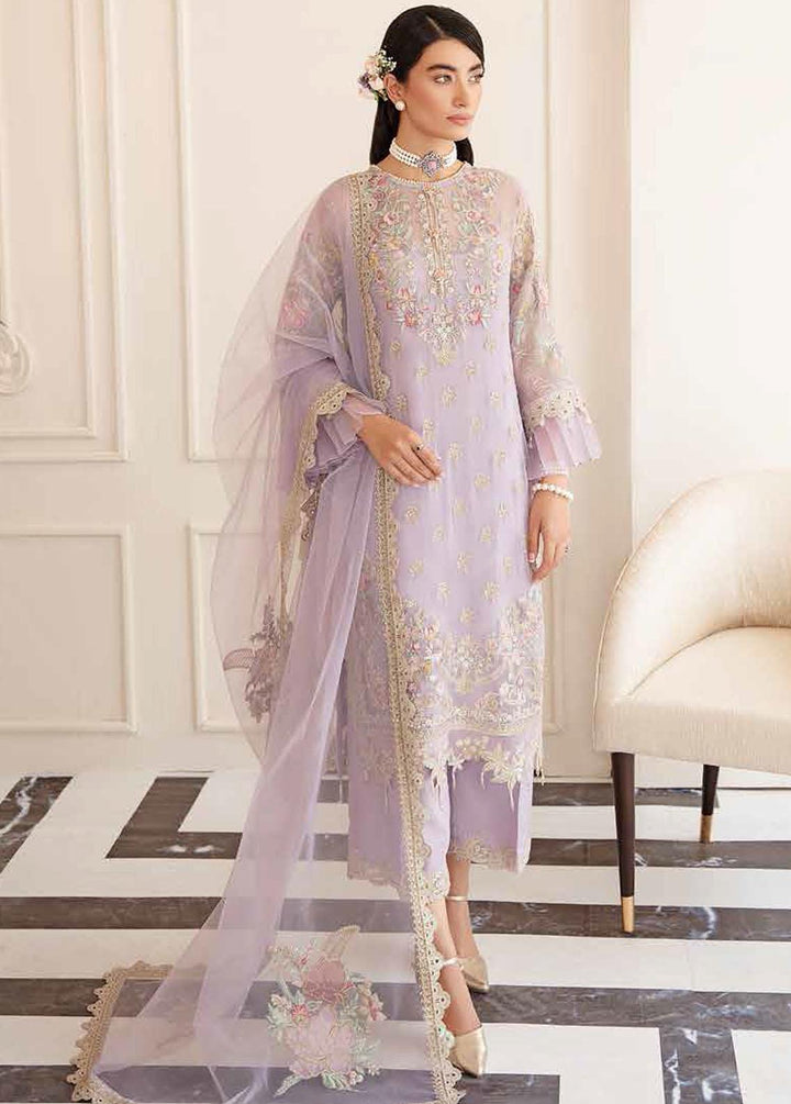 Mashal-e-Mahtaab By Serene Embroidered Chiffon Suits Unstitched 3 Piece S-1053 Zeest - Summer Collection