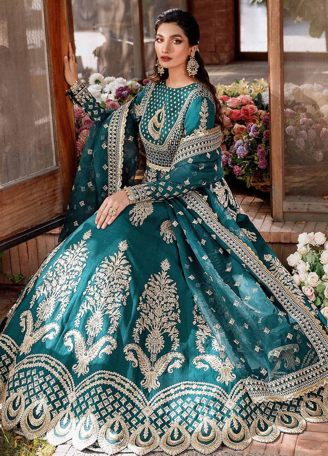 Mastani By Akbar Aslam Embroidered Raw Silk Suits Unstitched 3 Piece AA23MS 1488 Jahanara - Wedding Collection