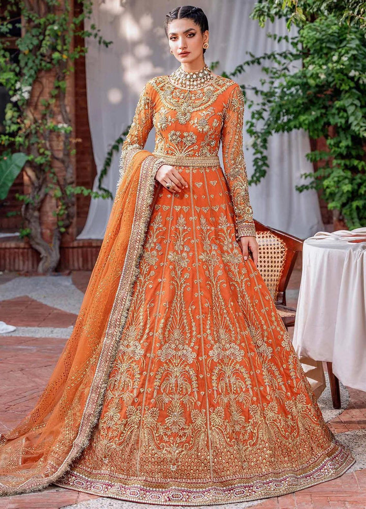 Mastani By Akbar Aslam Embroidered Net Suits Unstitched 3 Piece AA23MS 1489 Mahjabeen - Wedding Collection