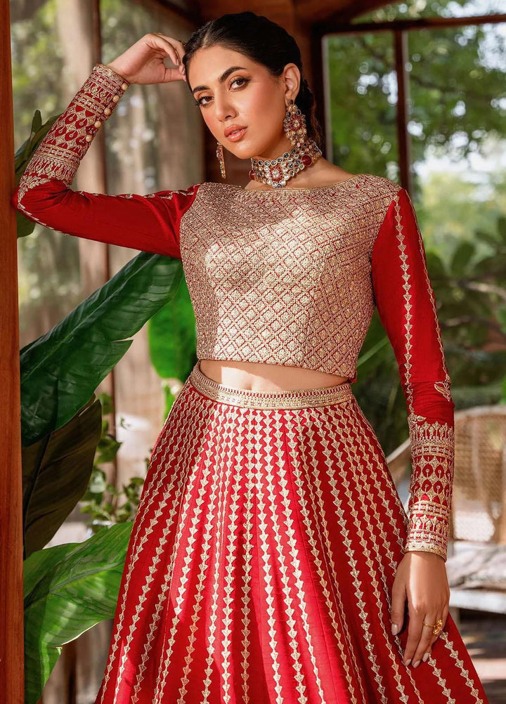 Mastani By Akbar Aslam Embroidered Raw Silk Suits Unstitched 3 Piece AA23MS 1490 Nawazish - Wedding Collection