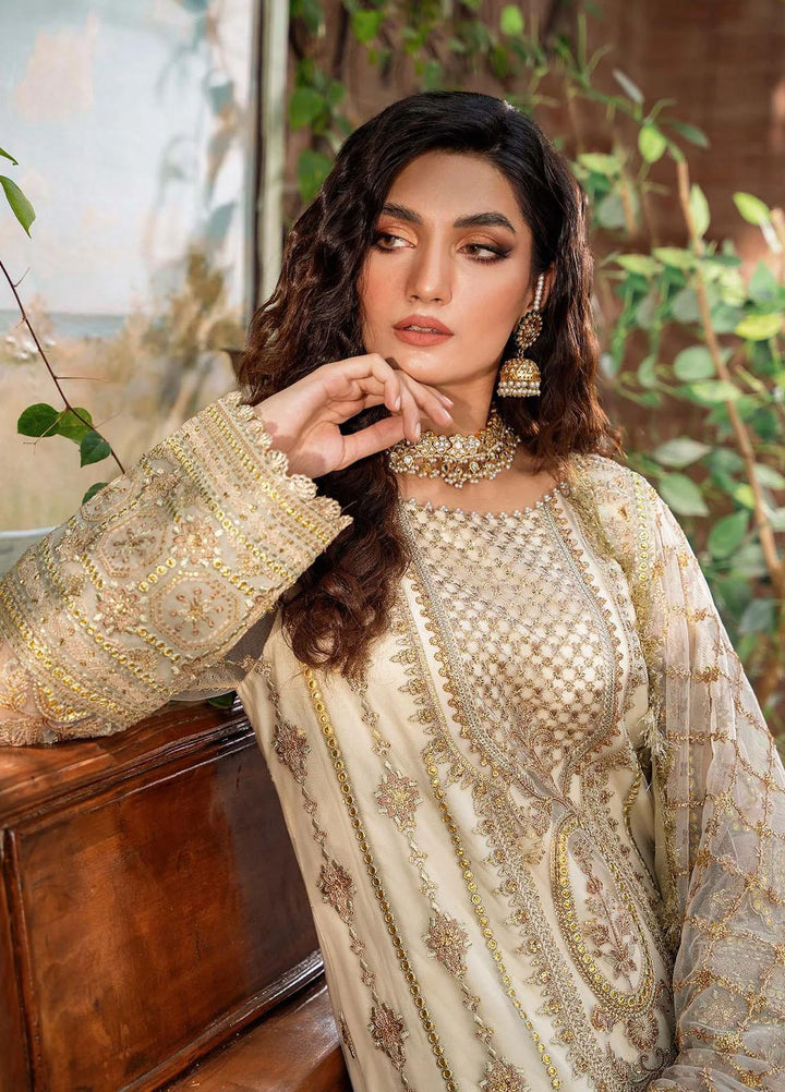 Mastani By Akbar Aslam Embroidered Net Suits Unstitched 3 Piece AA23MS 1494 Mehrunisa - Wedding Collection