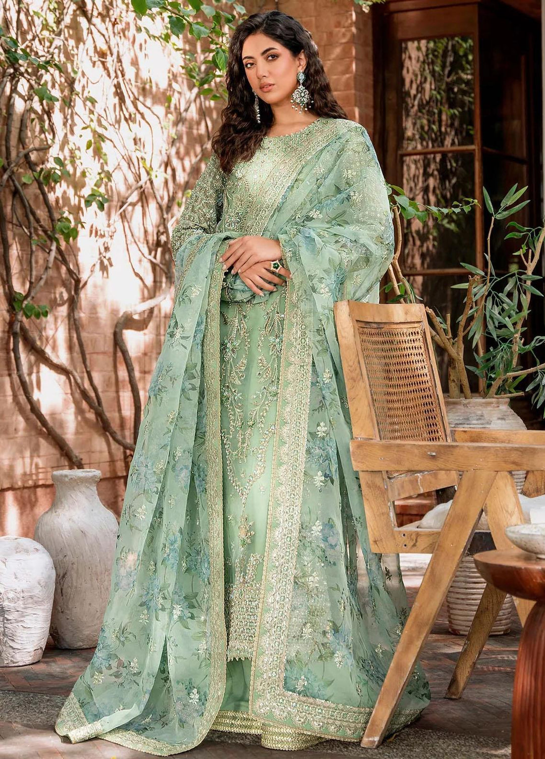 Mastani By Akbar Aslam Embroidered Organza Suits Unstitched 3 Piece AA23MS 1496 Riwayat - Wedding Collection