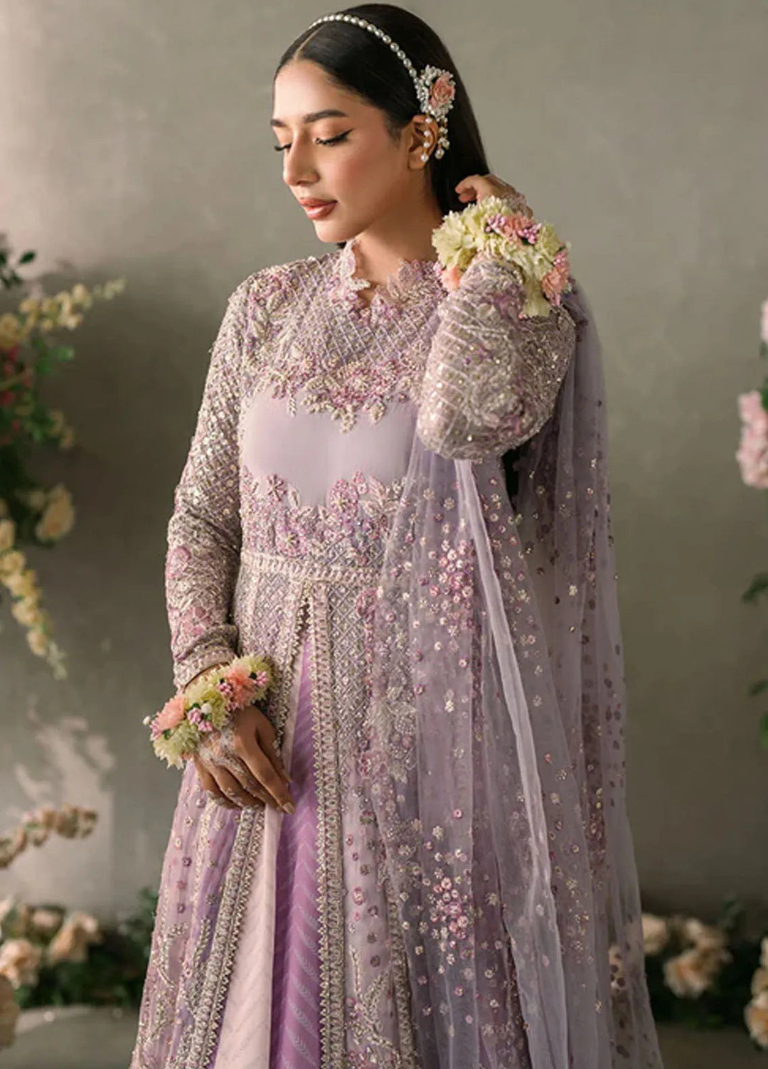 Mastani by Mushq Embroidered Chiffon Suits Unstitched 4 Piece MQ24MT MCH-01 Alyana - Luxury Collection