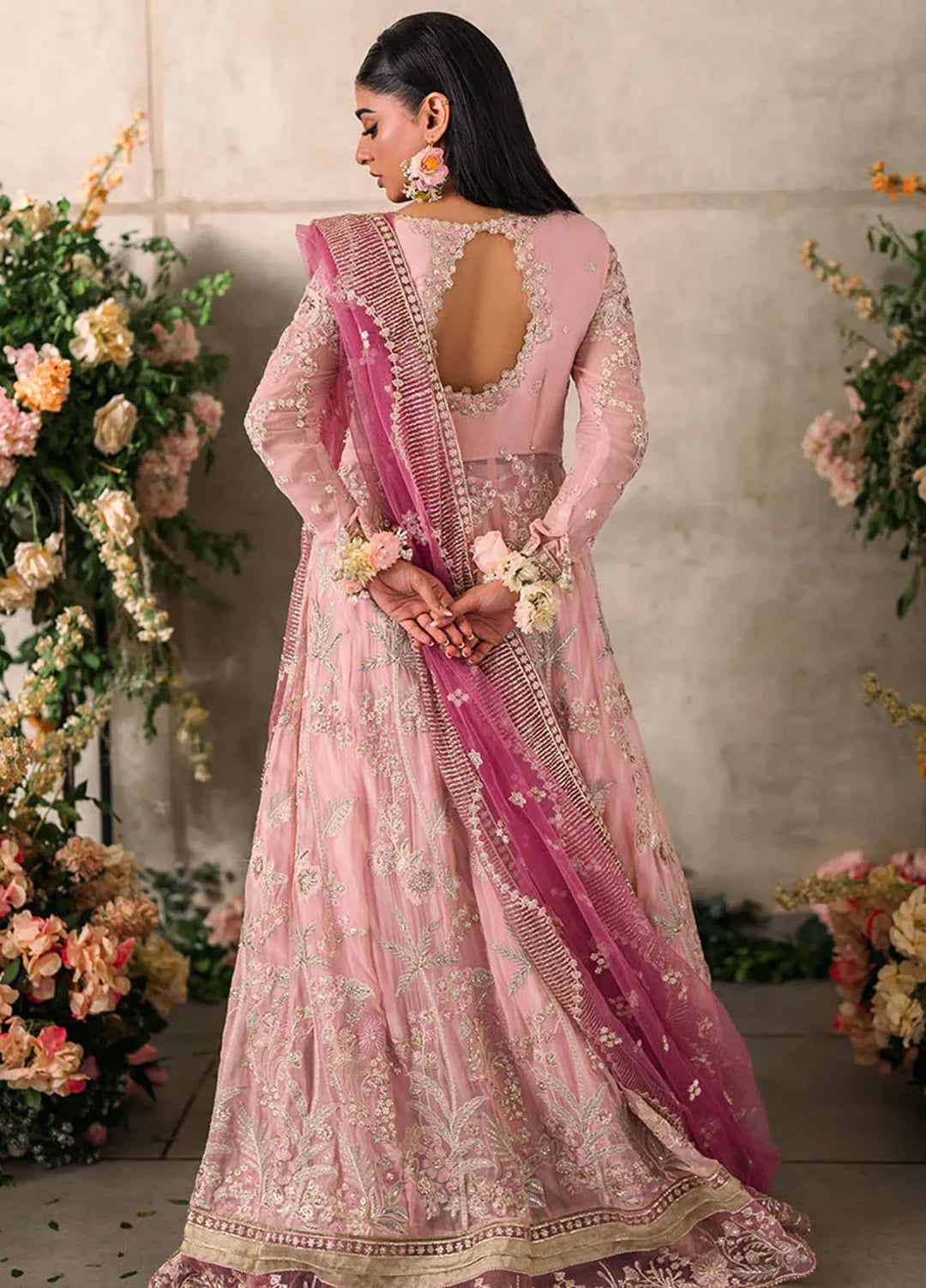 Mastani by Mushq Embroidered Chiffon Suits Unstitched 4 Piece MQ24MT MCH-03 Maisha - Luxury Collection